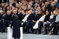 Macron condena el nacionalismo como la antítesis del patriotismo en el centenario del Armisticio