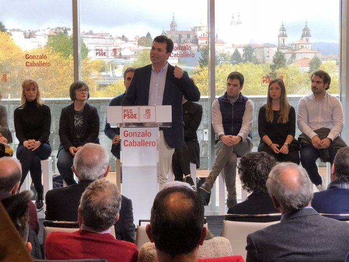 Gonzalo Caballero, proclamado candidato del PSdeG a la Xunta