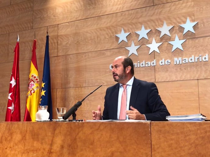 El vicepresidente del Gobierno de la Comunidad de Madrid, Pedro Rollán