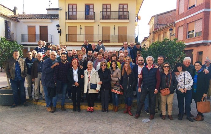 Almuerzo socialista del Camp de Morverdre en Petrés con José Muñoz y Toni Gaspar