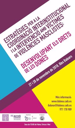 Cartel Jornadas Ibdona y Icaib el  27 y 28 de noviembre