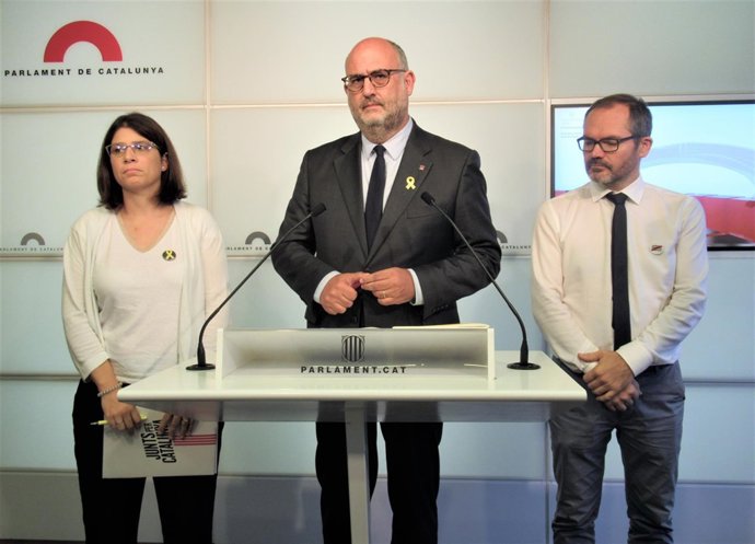 Gemma Geis, Eduard Pujol, Josep Costa (JxCat)