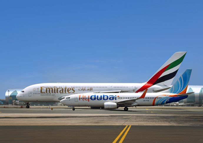 Avión de Emirates