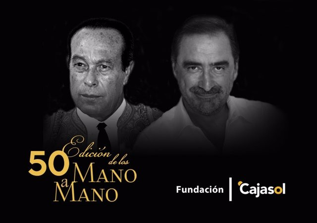 Curro Romero y Carlos Herrera en los 'Mano a mano' de Fundación Cajasol
