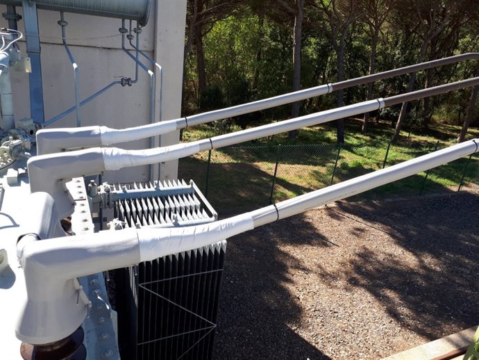 Imagen de la subestación de Sils (Girona)