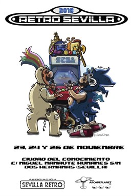 Cartel V edición Retro Sevilla 2018.
