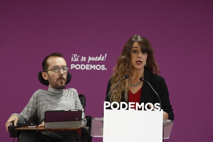 Rueda de prensa tras el Consejo de Coordinación de Podemos 