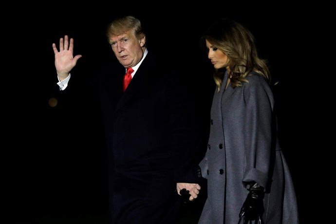 Donald Trump y su esposa, Melania Trump