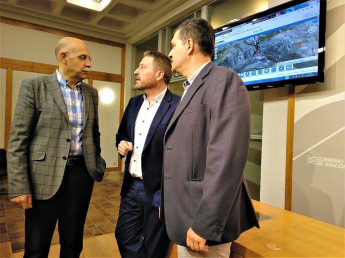 Presentación del nuevo visor 3D de Zaragoza.