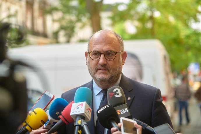 Eduard Pujol en Bruselas