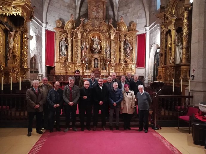 Imagen del acto de apertura a los visitantes de la Conccatedral de Santa María