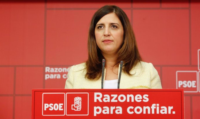 La portavoz del Comité Electoral del PSOE, Esther Peña