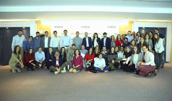 Participantes de la sexta edición del programa de intraemprendimiento de Indra