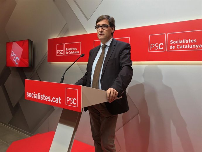 El secretario de organización del PSC, Salvador Illa