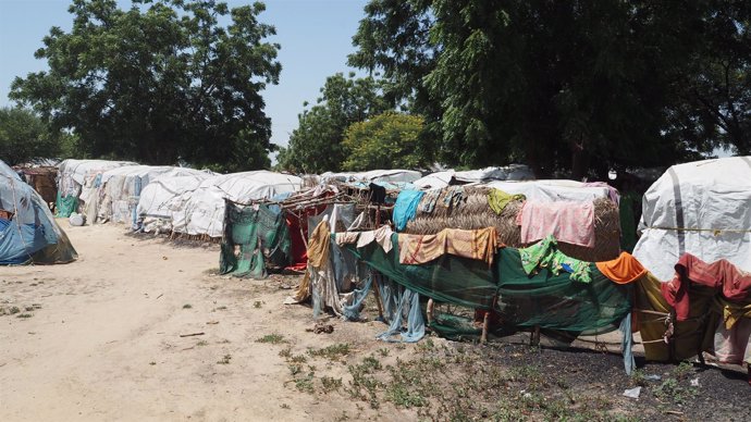 Campamentos de desplazados en Borno, Nigeria