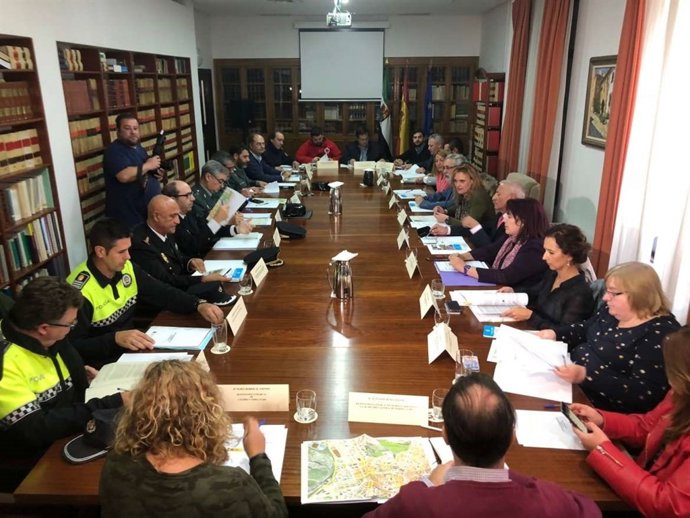 Junta Regional de Seguridad para la manifestación del tren en Cáceres