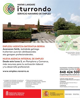 Anuncio de la nueva agencia integral de empleo Iturrondo.