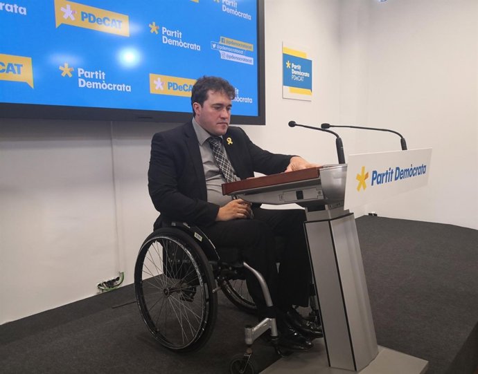El president del PDeCAT, David Bonvehí