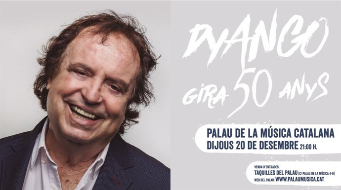 Dyango actuarà al Palau de la Música el 20 de desembre