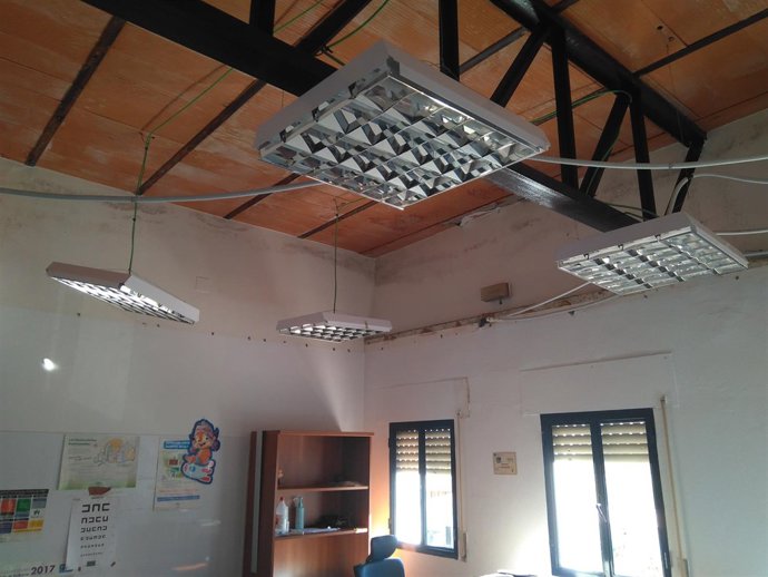 Interior del consultorio de Los Mochos