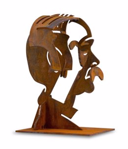 Busto de Labordeta, que se concede en los premios José Antonio Labordeta