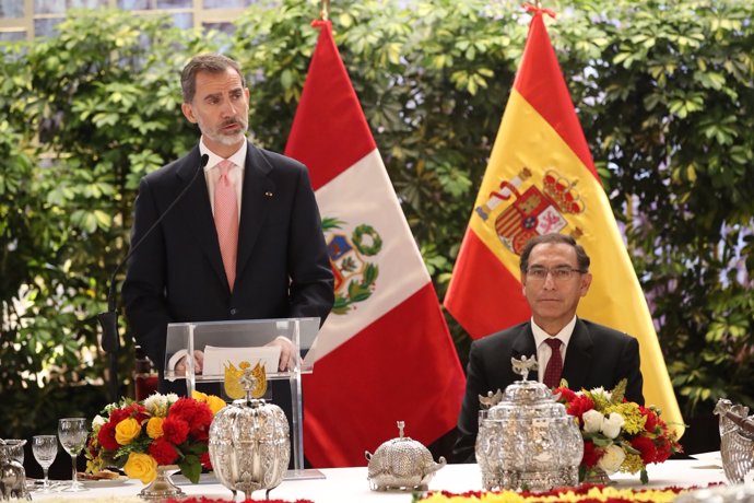 El Rey Felipe VI en Perú