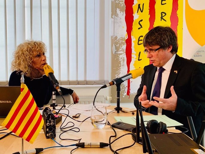 Carles Puigdemont en Catalunya Ràdio