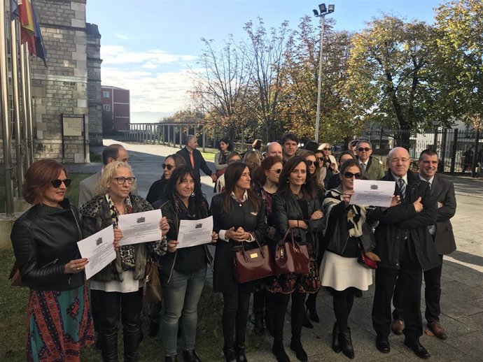 Paro de letrados en Las Salesas