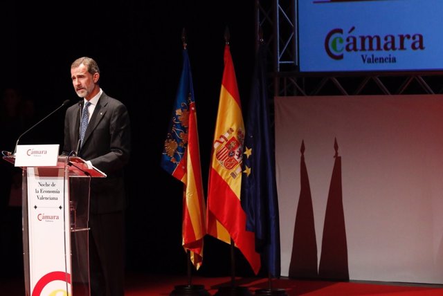 Los Reyes Felipe VI y Letizia presiden la Noche de la Economía Valenciana