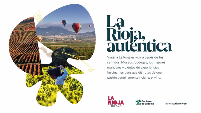 Gráfica nueva campaña turística La Rioja, auténtica