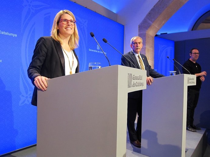Consellera Elsa Artadi,Pau Villòria (comissionat de Desplegament de l'Autogovern