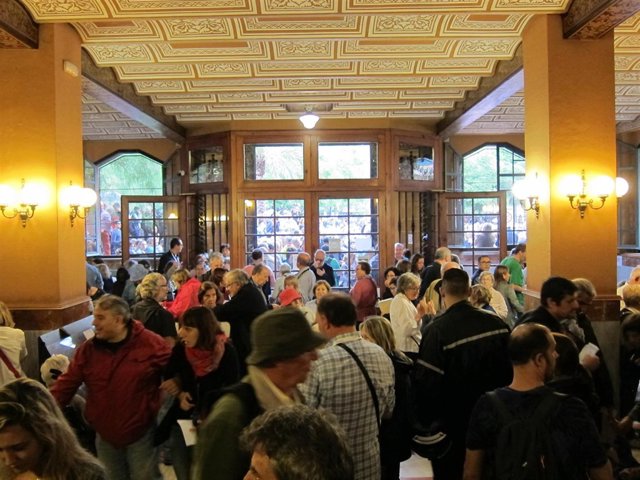 Referéndum del 1-O en la Escola Industrial de Barcelona       