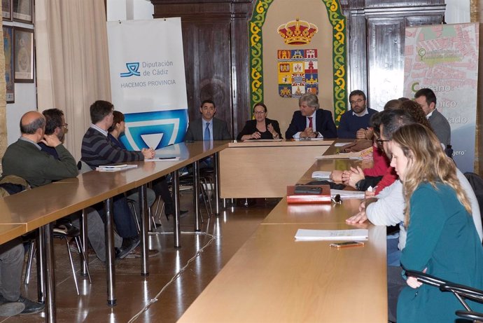Reunión en la Diputación de Cádiz por el Callejero Digital de Andalucía