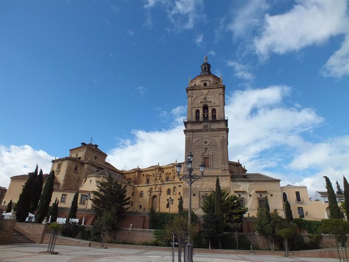 Imagen de la ciudad de Guadix, con la catedral
