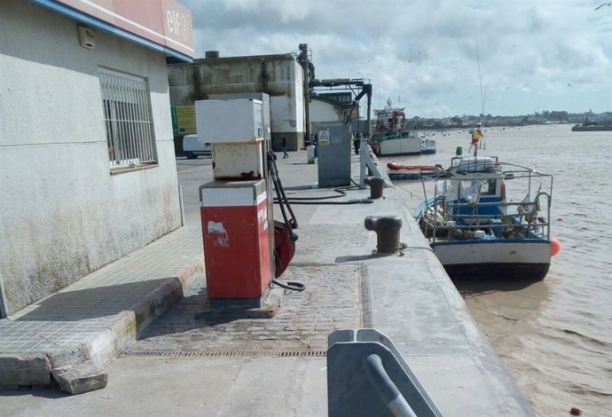 Muelle del puerto de Bonanza, en Sanlúcar