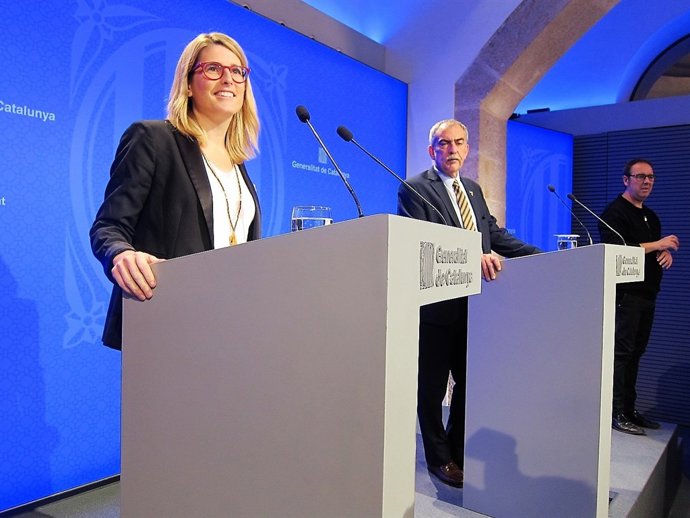 Consellera Elsa Artadi,Pau Villòria (comissionat de Desplegament de l'Autogovern