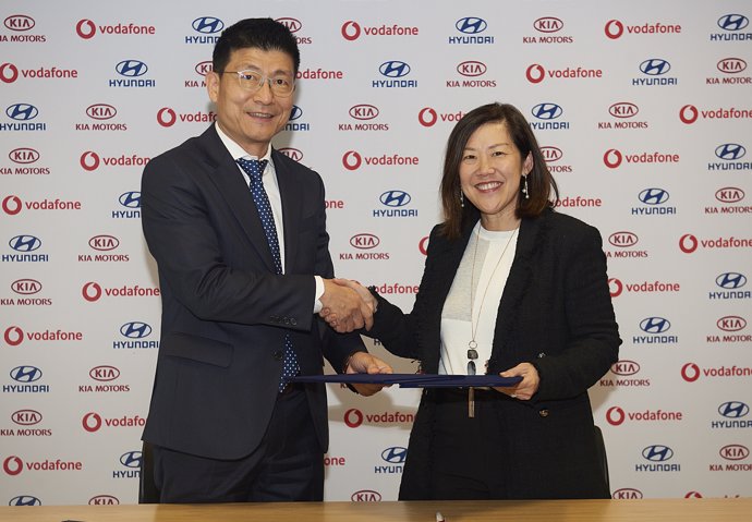 Acuerdo entre Hyundai, Kia y Vodafone