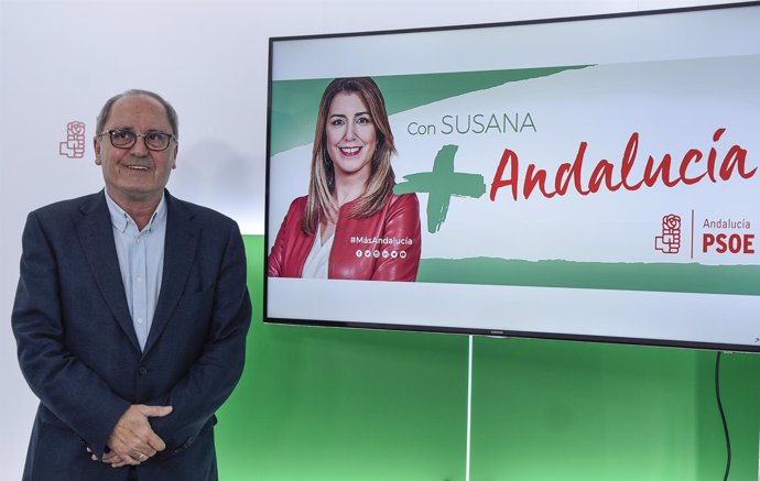  En Sevilla, el secretario de Organización del PSOE-A y coordinador de la campañ