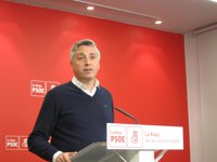 El PSOE cree que Ceniceros "es un peligro para el crecimiento económico de La Rioja"