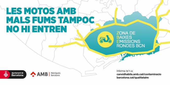 Les motos contaminants tampoc no podran circular en episodis