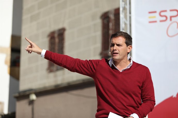 Albert Rivera, a l'acte d'Espanya Ciutadana a Alsasua.