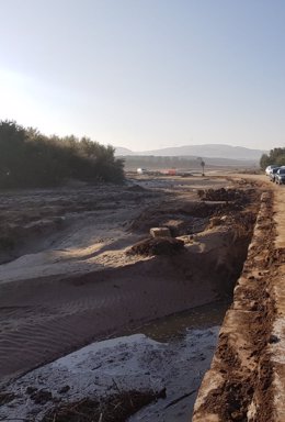 Daños por el temporal en Martín de la Jara (Sevilla)