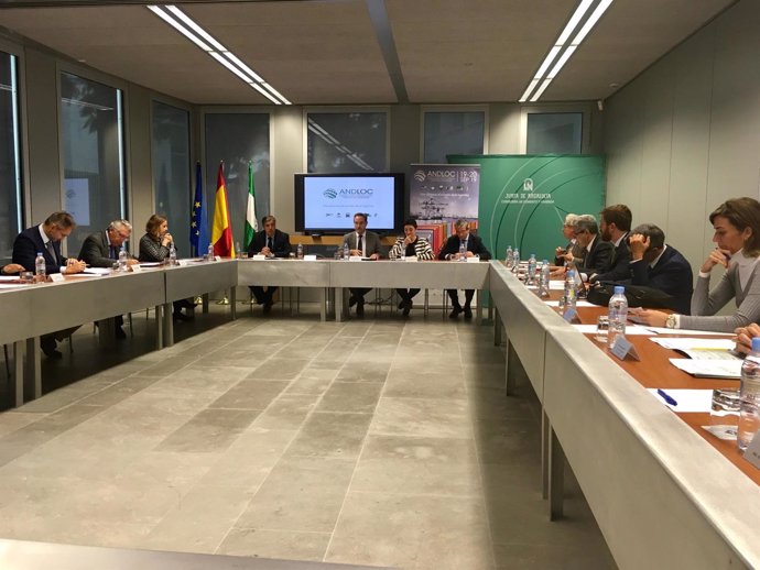 Reunión para organizar el Congreso Internacional de Logística de Andalucía