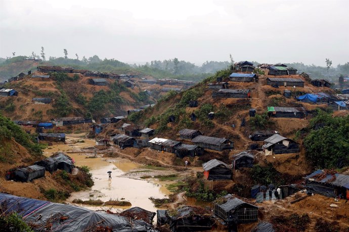 Campamento de refugiados rohingyas en Cox Bazar (Bangladesh)