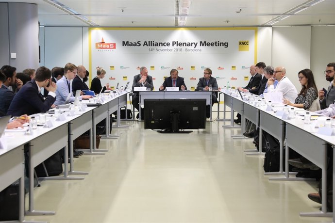 Els membres de la MaaS Alliance en la cimera celebrada a la seu del Racc