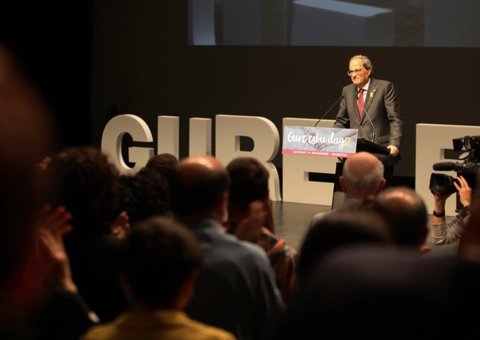 Conferència de Quim Torra a Sant Sebastià