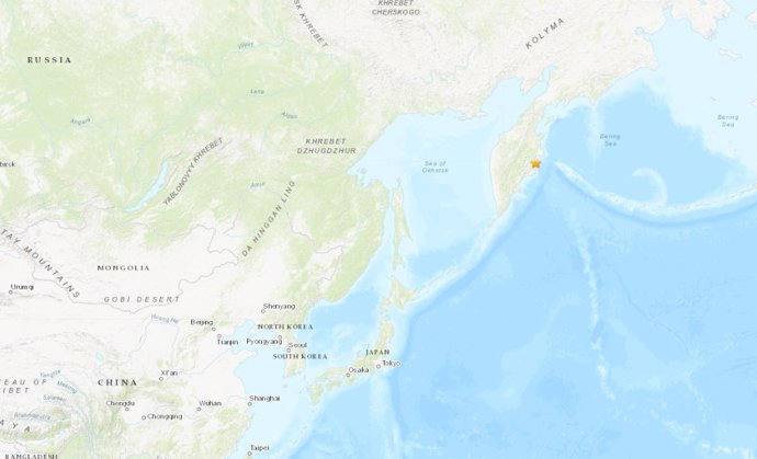 Terremoto en la península de Kamchatka (Rusia)