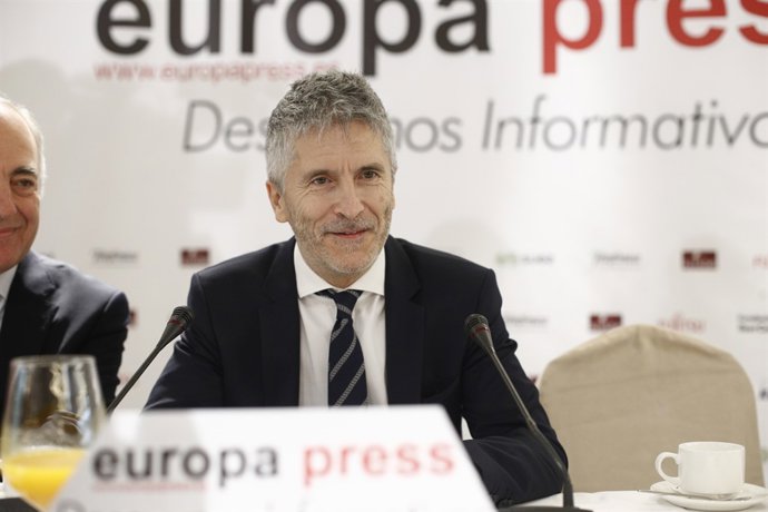 Esmorzar Informatiu d'Europa Press amb Fernando Grande-Marlaska
