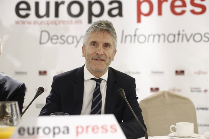 Esmorzar Informatiu d'Europa Press amb Fernando Grande-Marlaska