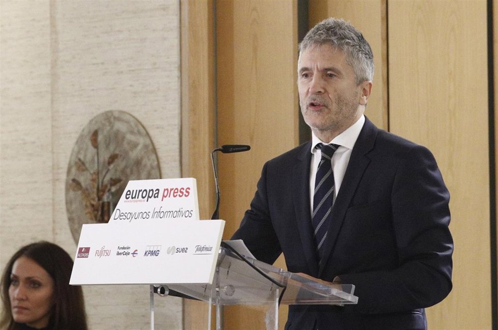 Desayuno Informativo de Europa Press con Fernando Grande-Marlaska